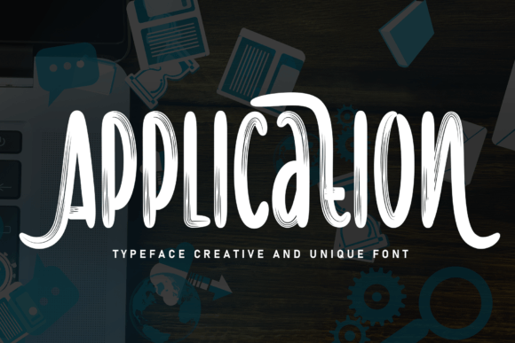 Application: The Handwritten Font That Elevates Your Campaign Typography