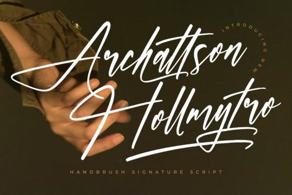 Archattson Hollmytro: A Signature Script Font That Elevates Web Design