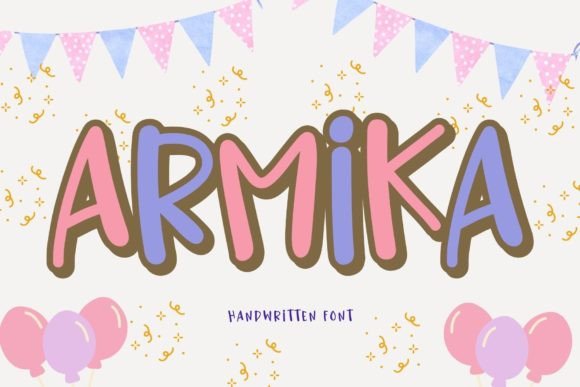 Armika: A Playful Handwritten Font That Brings Your Handmade Creations to Life