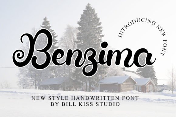 Benzima: A Luxurious Script Font for Elegant Web Design