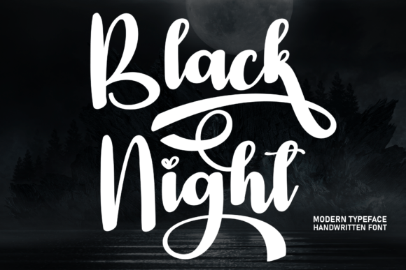 Black Night: A Handwritten Font That Brings Warmth to Branding