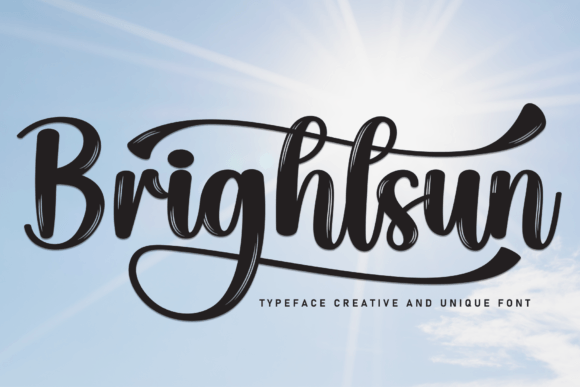 Brightsun: A Handwritten Font for Modern Editorial Design