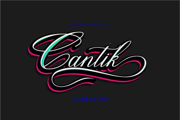 Cantik: The Handwritten Font That Elevates Digital Marketing Visuals