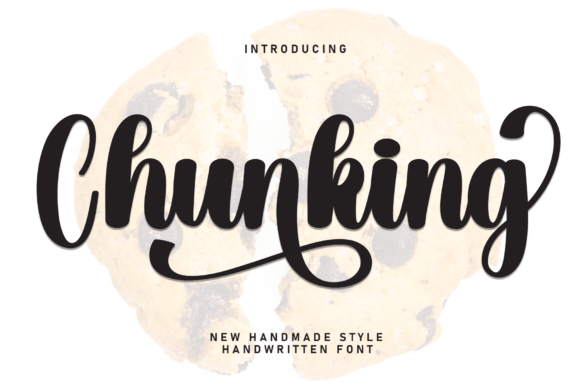 Chunking: A Handwritten Font That Elevates Modern Marketing Visuals