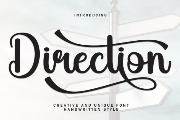Direction: A Sweet Handwritten Font for Web Designers