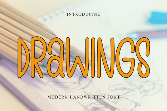 Drawings: A Stylish Handwritten Font for Modern Web Design