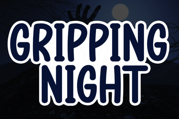 Gripping Night: A Thoughtful Script Font for Editorial Design and Digital Publishing