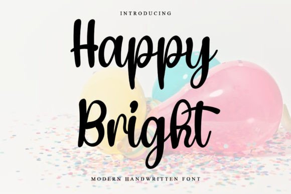 Happy Bright: A Designer’s Go-To Handwritten Font for Elegant Branding