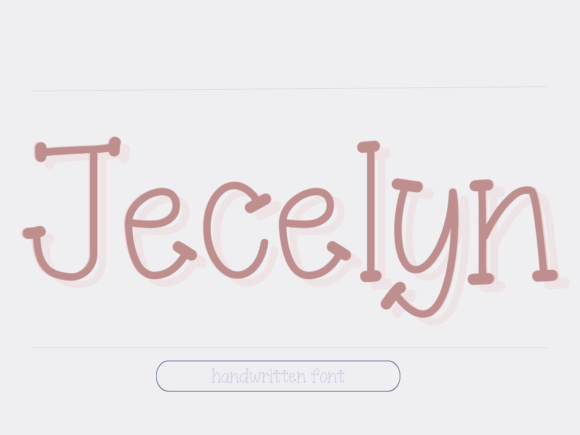 Jecelyn: A Handwritten Font That Elevates Web Design