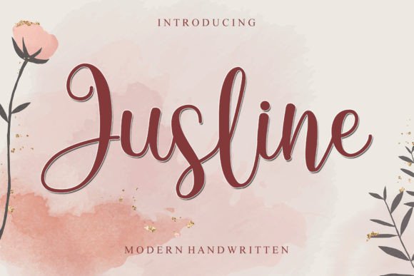 Jusline: A Playful Handwritten Font for Social Media and Campaign Design