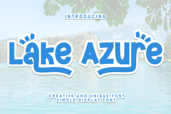 Lake Azure: A Handwritten Font That Elevates Small Business Branding