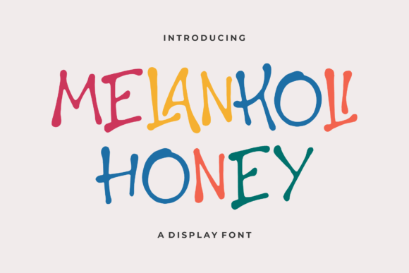 Melankoli Honey: A Handwritten Display Font for Timeless Branding