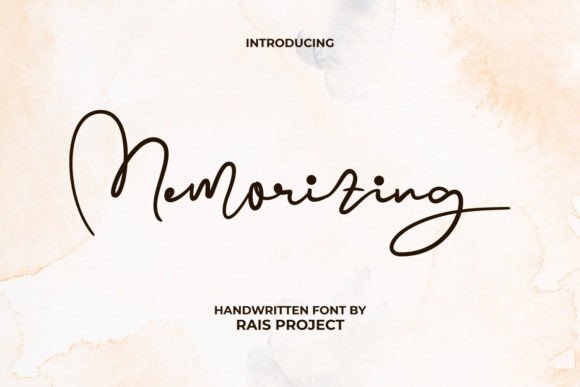 Memorizing Font: A Crafter’s Best Friend for Handmade Labels and Invitations