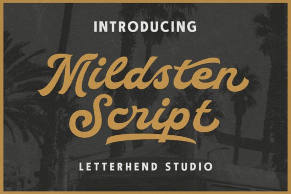 Mildsten: A Bold Script Font for Modern Web Design Projects