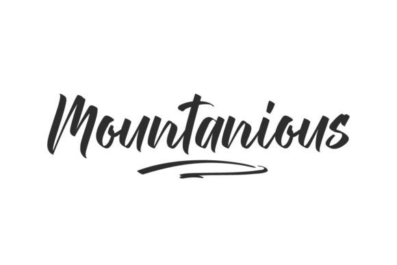 Mountanious: A Script Font That Elevates Editorial Design with Elegance