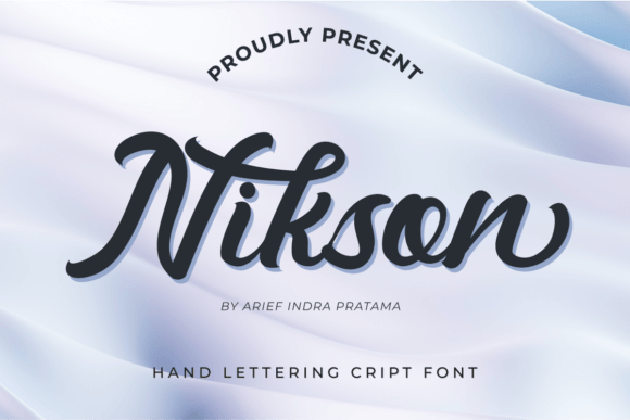 Nikson: A Stylish Script Font for Modern Web and Digital Design