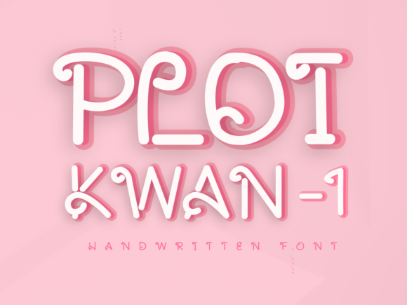 Ploiwan-1: A Handwritten Font for Elegant Web Typography