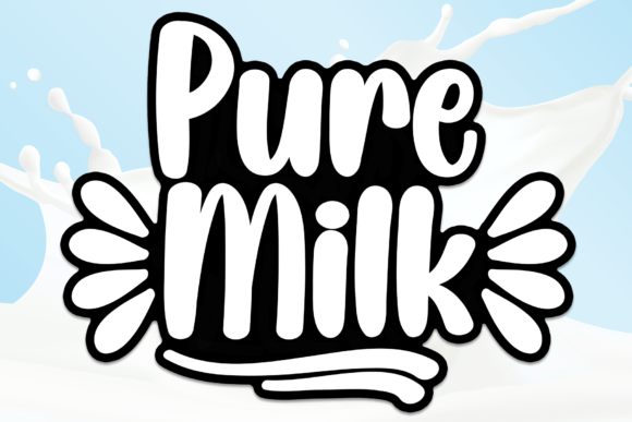 Pure Milk: A Handwritten Font for Modern Web and Digital Design