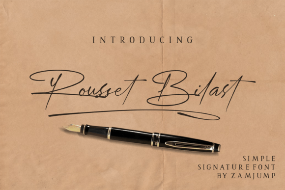 Rousset Bilast: A Handwritten Font That Elevates Small Business Branding