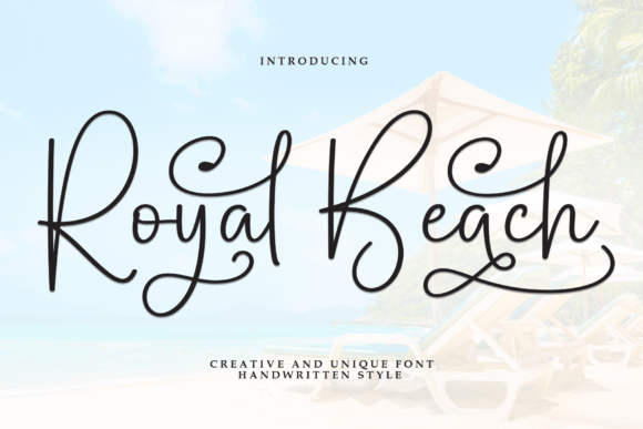 Royal Beach: A Timeless Handwritten Font for Crafters & Sellers