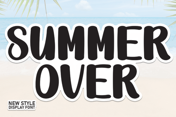 Summer Over: A Sweet Handwritten Font for Polished Branding