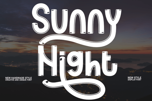 Sunny Night: A Designer’s Take on This Script Amp Typeface