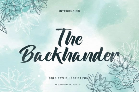 The Backhander: Elevating Editorial Design with Elegance