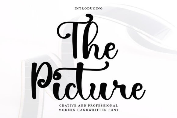The Picture: A Stylish Handwritten Font for Modern Business Branding