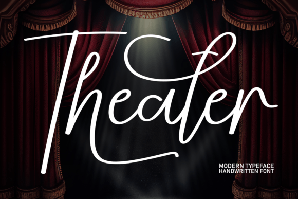 Theater: A Stylish Script Font for Elegant Brand Campaigns